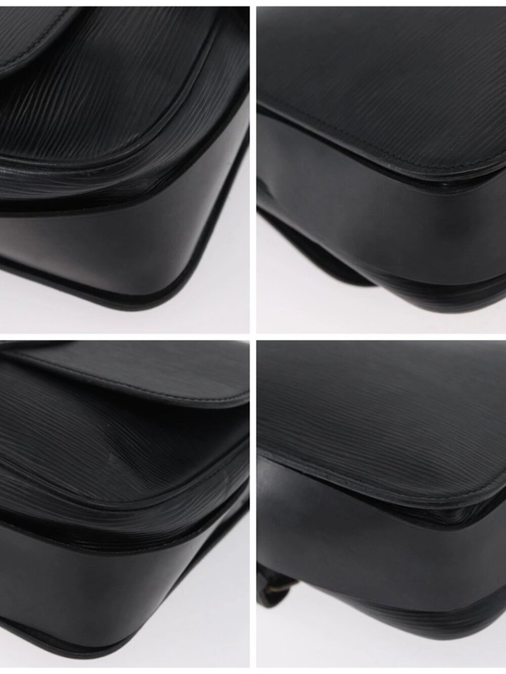 LOUIS VUITTON Epi Cartouchiere MM Shoulder Bag Black Noir M52242 LV Auth bs33662 - Picture 14 of 16